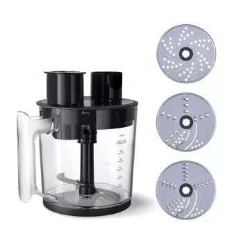 Batidora de mano Philips HR2685/00 1200 W, bol de 1,7 L, 2 velocidades, ProMix, negra
