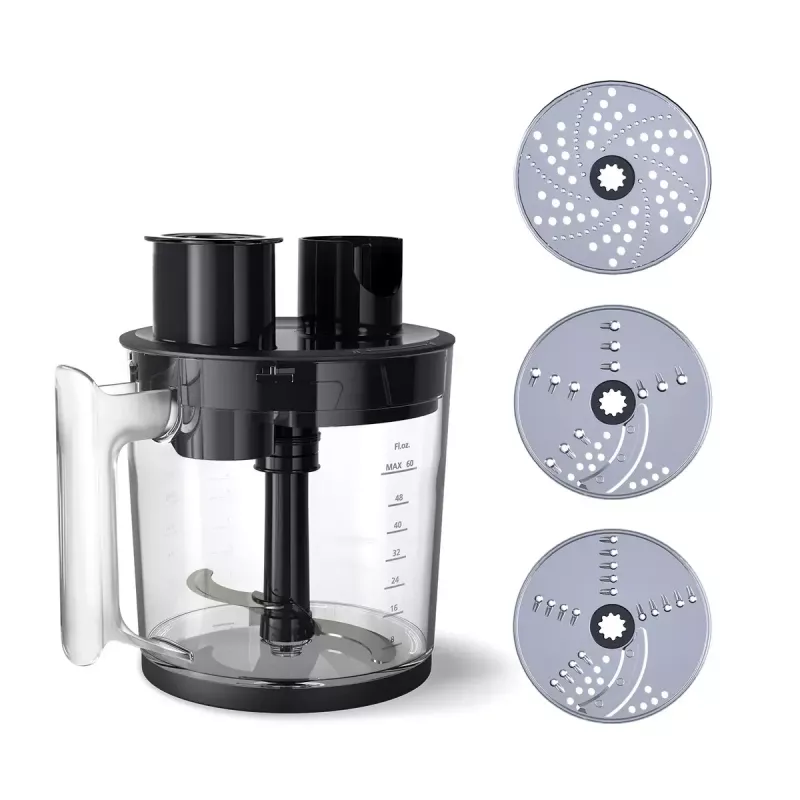 Batidora de mano Philips HR2685/00 1200 W, bol de 1,7 L, 2 velocidades, ProMix, negra