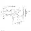 Soporte de pared para TV Neomounts NM-W460 negro 32-60 pulgadas - Full-Motion