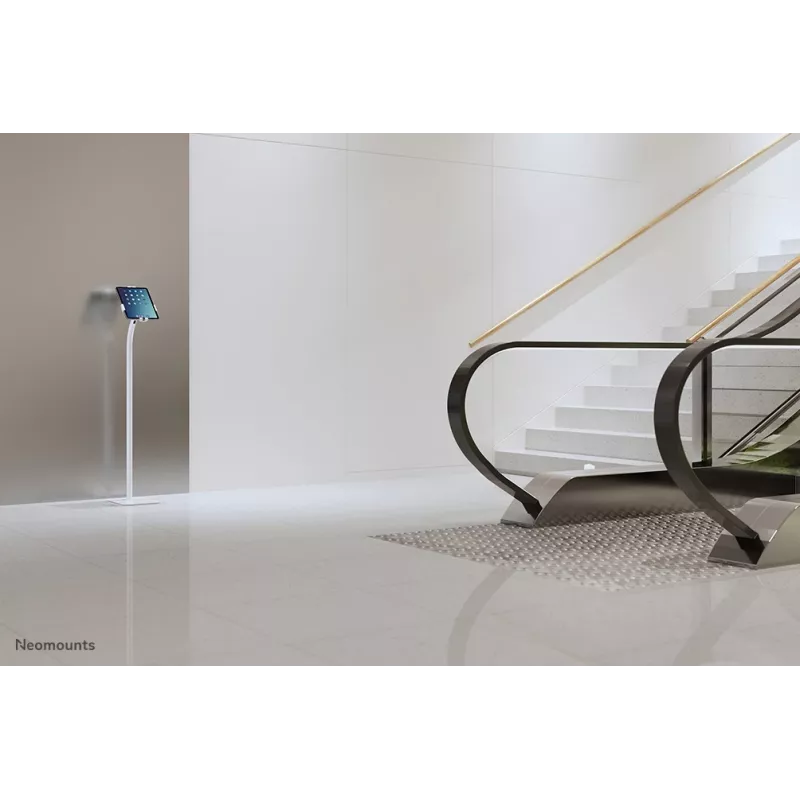 Soporte de suelo para tablet Neomounts FL15-625WH1 blanco soporte pasivo para interior