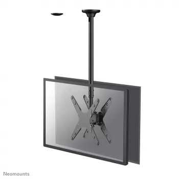 Soporte de techo doble para monitor/TV Neomounts FPMA-C340D negro 32-75 pulgadas - altura 106-156 cm