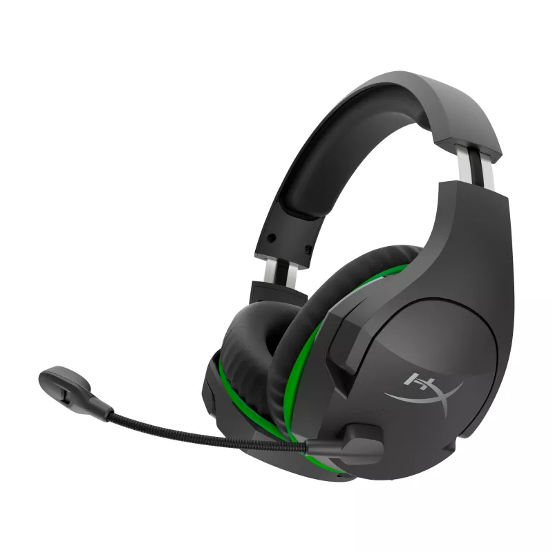 HyperX CloudX Stinger Core – Auriculares gaming inalámbricos (negro-verde) – Xbox