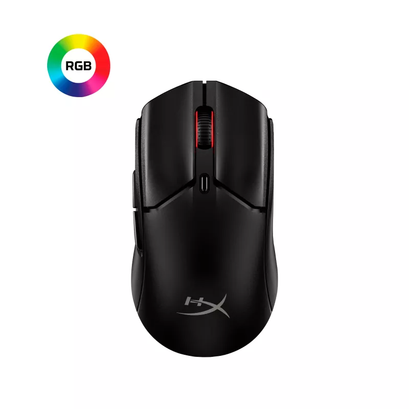 Ratón gaming inalámbrico HyperX Pulsefire Haste 2 Mini, negro