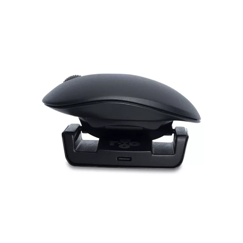 Ratón ergonómico R-Go Tools R-Go Twister, con software de pausas, ratón ambidiestro para ambas manos, plegable, Bluetooth y con cable