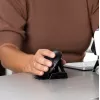 Ratón ergonómico R-Go Tools R-Go Twister, con software de pausas, ratón ambidiestro para ambas manos, plegable, Bluetooth y con cable