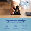 Ratón ergonómico R-Go Tools R-Go Twister, con software de pausas, ratón ambidiestro para ambas manos, plegable, Bluetooth y con cable