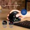 Ratón ergonómico R-Go Tools R-Go Twister, con software de pausas, ratón ambidiestro para ambas manos, plegable, Bluetooth y con cable