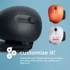 Ratón ergonómico R-Go Tools R-Go Twister, con software de pausas, ratón ambidiestro para ambas manos, plegable, Bluetooth y con cable