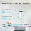 Sistema de malla Wi-Fi para toda la casa TP-Link AC1200, pack de 3