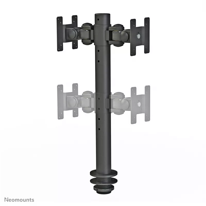 Neomounts FPMA-D050D Negro Soporte de monitor 10-30 pulgadas, pinza de mesa, 10 kg, 25,4 cm (10 pulgadas), 76,2 cm (30 pulgadas), 100 x 100 mm, Negro