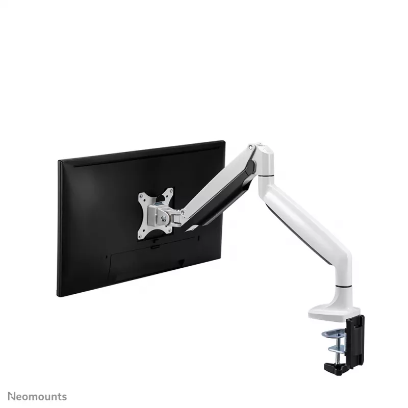 Neomounts NM-D750WHITE Soporte de monitor 25,4-81,3 cm (10-32 pulgadas) – Resorte de gas, pinza de mesa/pasacables de mesa, 9 kg, 25.4 cm (10 pulgadas), 81.3 cm (32 pulgadas), 100 x 100 mm, Blanco