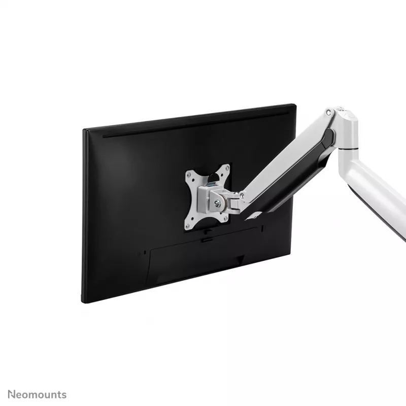 Neomounts NM-D750WHITE Soporte de monitor 25,4-81,3 cm (10-32 pulgadas) – Resorte de gas, pinza de mesa/pasacables de mesa, 9 kg, 25.4 cm (10 pulgadas), 81.3 cm (32 pulgadas), 100 x 100 mm, Blanco