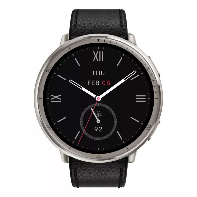 Amazfit W2433EU1N Smartwatch / Reloj deportivo 3,35 cm (1,32 pulgadas) AMOLED Digital 466 x 466 píxeles Pantalla táctil Plata