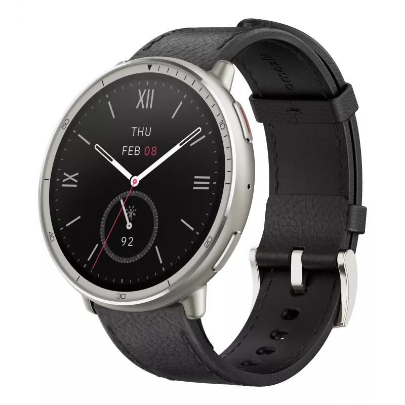 Amazfit W2433EU1N Smartwatch / Reloj deportivo 3,35 cm (1,32 pulgadas) AMOLED Digital 466 x 466 píxeles Pantalla táctil Plata
