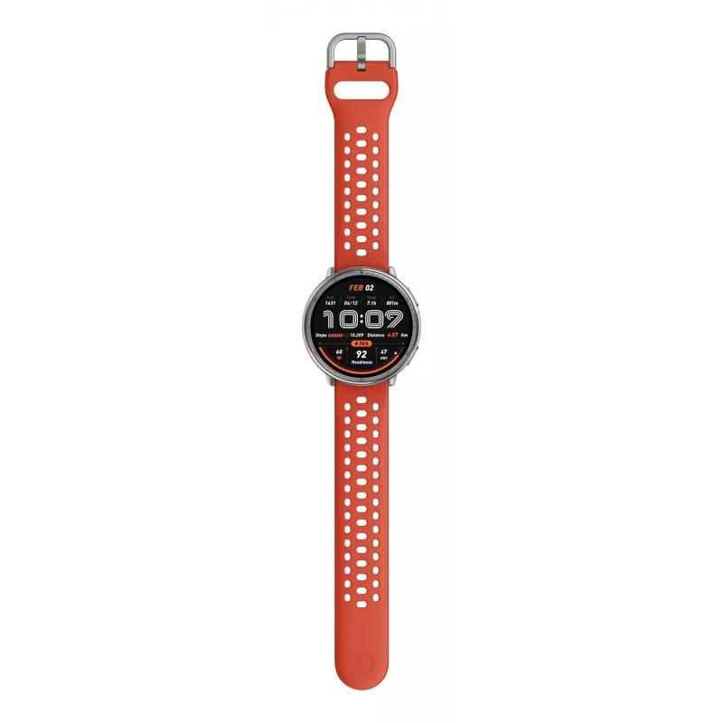 Amazfit W2433EU1N Smartwatch / Reloj deportivo 3,35 cm (1,32 pulgadas) AMOLED Digital 466 x 466 píxeles Pantalla táctil Plata