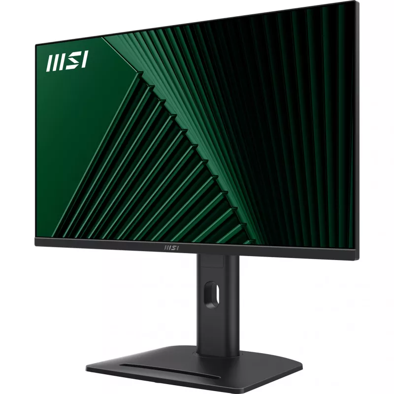 Monitor MSI PRO MP275PG de 27 pulgadas, Full HD 1920x1080, IPS, 100 Hz, 1 ms MPRT, HDMI, DisplayPort, D-Sub (VGA), altavoces 2x 2 W, Adaptive-Sync, inclinación/giro/altura/pivot, VESA 100x100, TUV, Kensington, negro