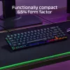 HyperX Alloy Origins 65 – Teclado gaming mecánico – HX Red (distribución US)