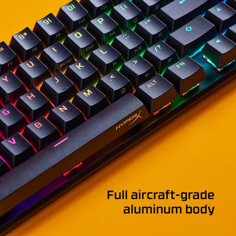Teclado HyperX Alloy Origins 65 4P5D6AN#UUW, distribución nórdica