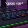 Teclado HyperX Alloy Origins 65 4P5D6AN#UUW, distribución nórdica
