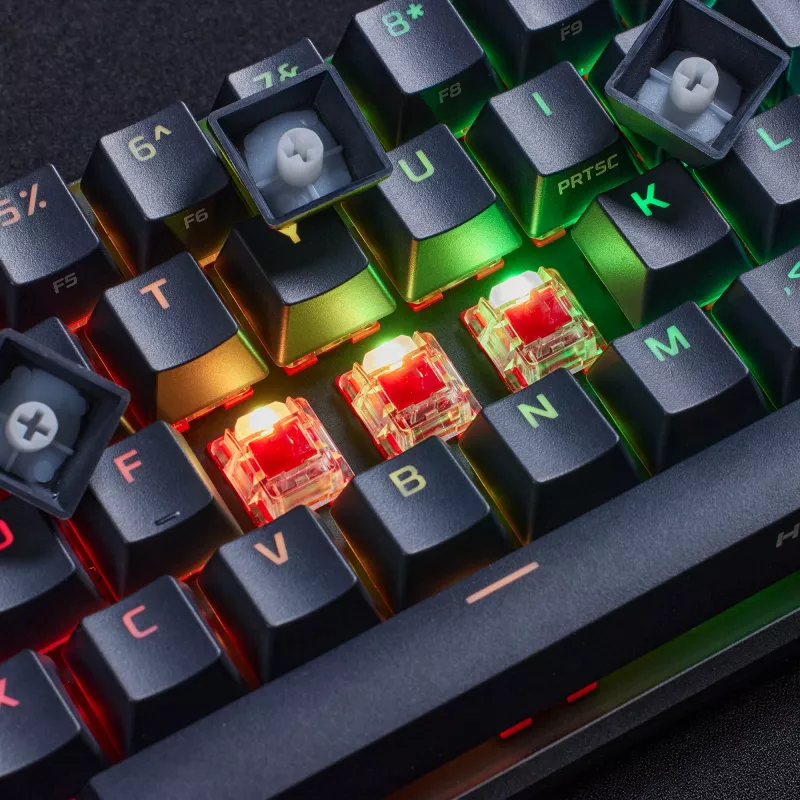 Teclado HyperX Alloy Origins 65 4P5D6AN#UUW, distribución nórdica