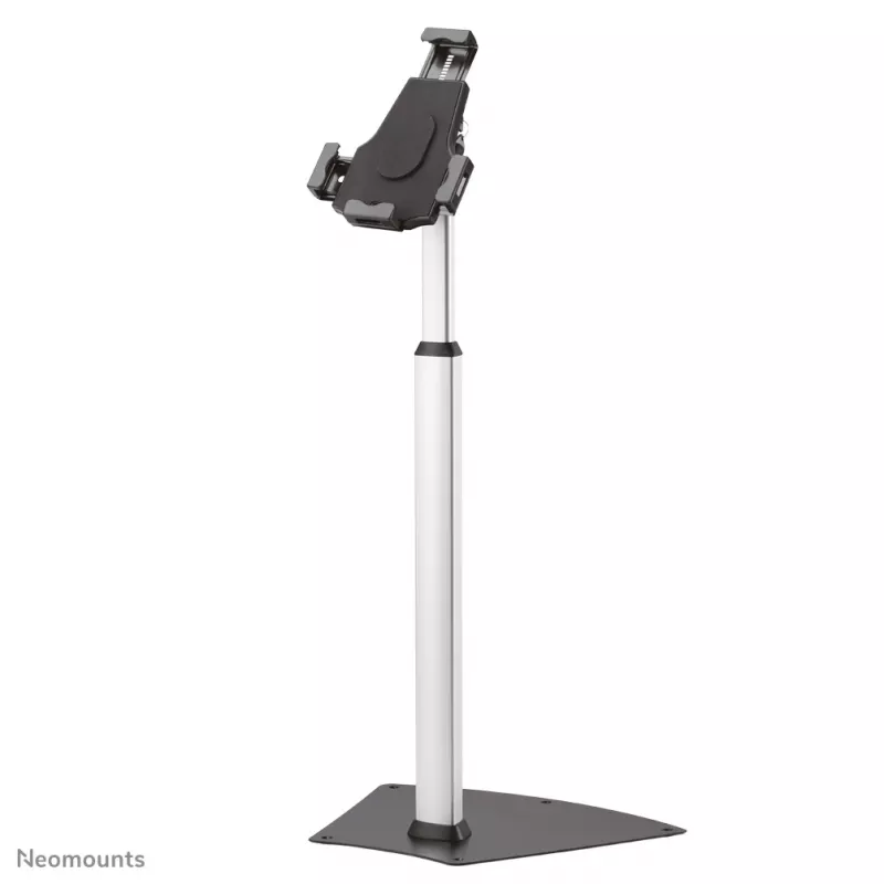Soporte de suelo para tablet Neomounts TABLET-S200SILVER 7,9-10,5 pulgadas – con cerradura – universal