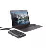 Caja para SSD M.2 NVMe dual Lindy USB 3.2 Gen 2x2 con función de clonación