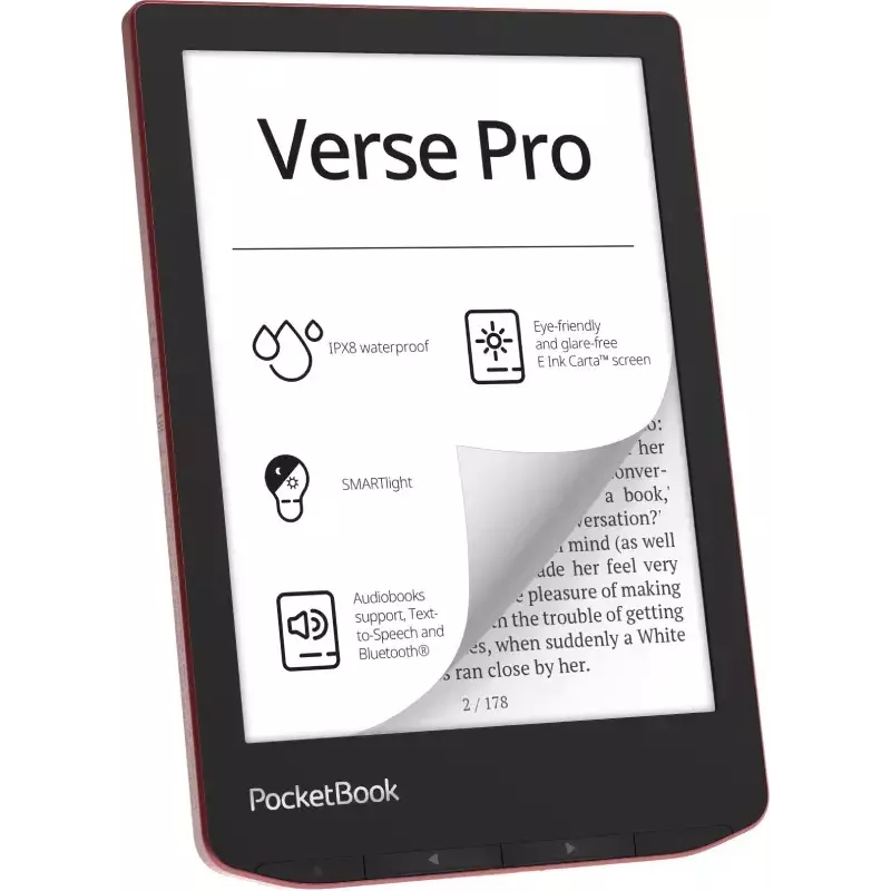 Lector de libros electrónicos PocketBook Verse Pro 16 GB Wi-Fi 6 pulgadas E Ink Carta