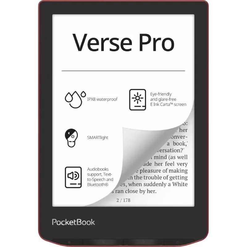 Lector de libros electrónicos PocketBook Verse Pro 16 GB Wi-Fi 6 pulgadas E Ink Carta