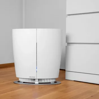 Purificador de aire Stylies Pegasus para espacios de hasta 50 m², nivel de ruido 60 dB, potencia 30 W, blanco