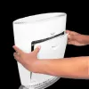 Purificador de aire Stylies Pegasus para espacios de hasta 50 m², nivel de ruido 60 dB, potencia 30 W, blanco
