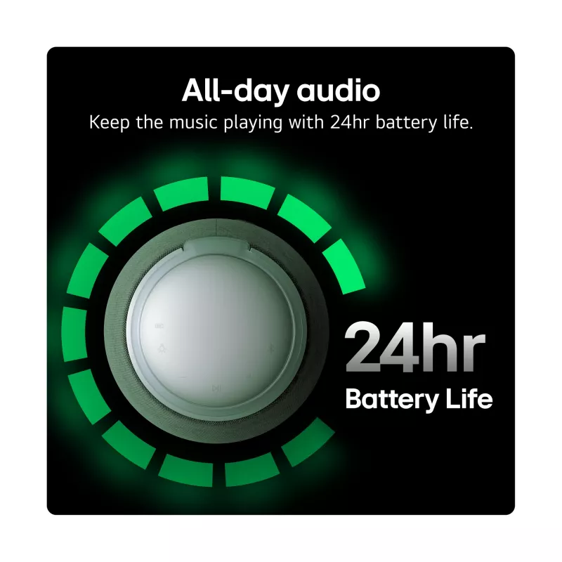Altavoz portátil LG XBOOM 360 mono negro 20 W