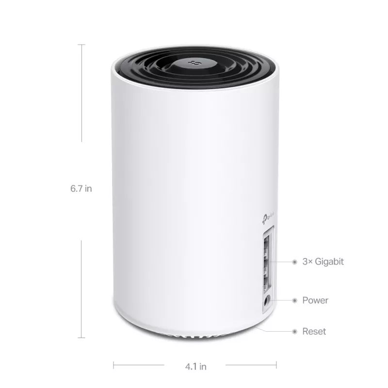 Sistema Mesh Wi-Fi 6E para todo el hogar TP-Link AXE5400 (tri-banda)