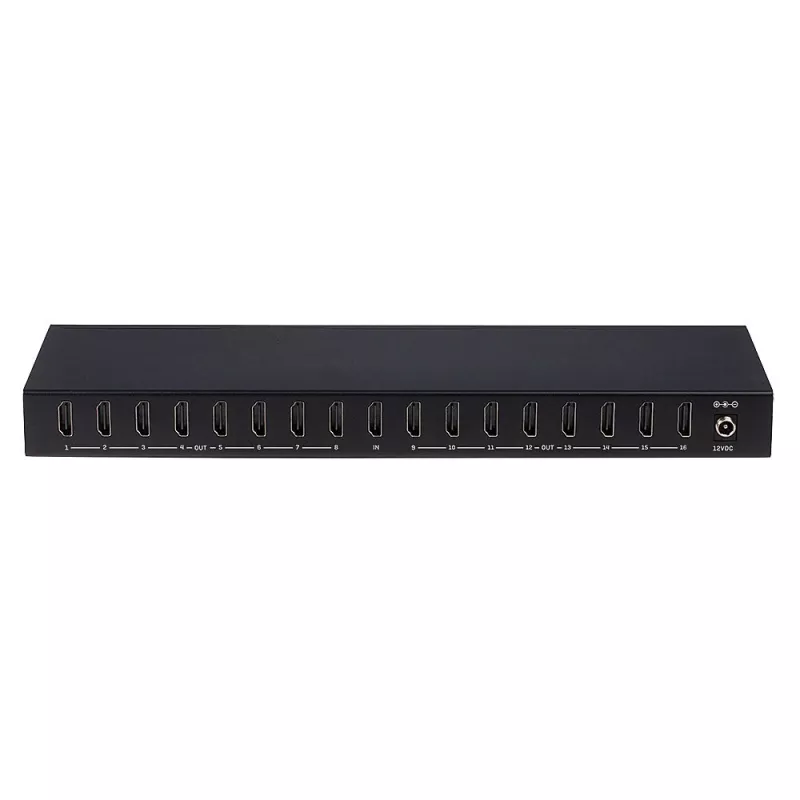 Splitter HDMI 4K60 de 16 puertos Lindy 16x HDMI 3840x2160 negro