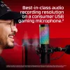 Micrófono USB HyperX QuadCast 2 S (negro), micrófono de mesa, -8 dB, 20 - 20000 Hz, 1 Ω, con cable, USB