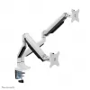 Soporte de monitor Neomounts NM-D750DWHITE 10-32 inch - brazo de gas, pinza de mesa/paso de mesa, 9 kg, 25,4 cm (10 inch), 81,3 cm (32 inch), 100 x 100 mm, blanco