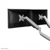 Soporte de monitor Neomounts NM-D750DWHITE 10-32 inch - brazo de gas, pinza de mesa/paso de mesa, 9 kg, 25,4 cm (10 inch), 81,3 cm (32 inch), 100 x 100 mm, blanco
