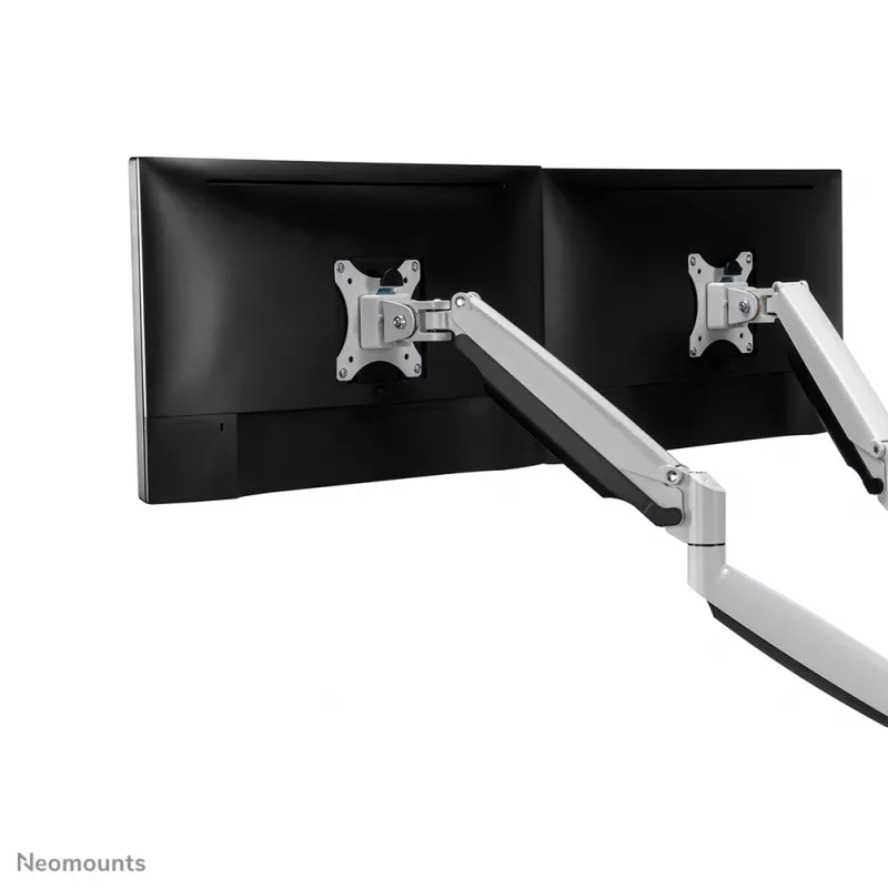 Soporte de monitor Neomounts NM-D750DWHITE 10-32 inch - brazo de gas, pinza de mesa/paso de mesa, 9 kg, 25,4 cm (10 inch), 81,3 cm (32 inch), 100 x 100 mm, blanco