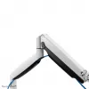 Soporte de monitor Neomounts NM-D750DWHITE 10-32 inch - brazo de gas, pinza de mesa/paso de mesa, 9 kg, 25,4 cm (10 inch), 81,3 cm (32 inch), 100 x 100 mm, blanco