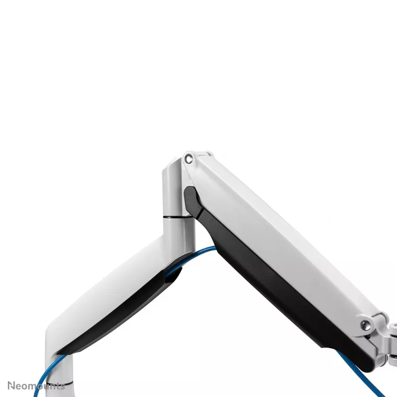 Soporte de monitor Neomounts NM-D750DWHITE 10-32 inch - brazo de gas, pinza de mesa/paso de mesa, 9 kg, 25,4 cm (10 inch), 81,3 cm (32 inch), 100 x 100 mm, blanco