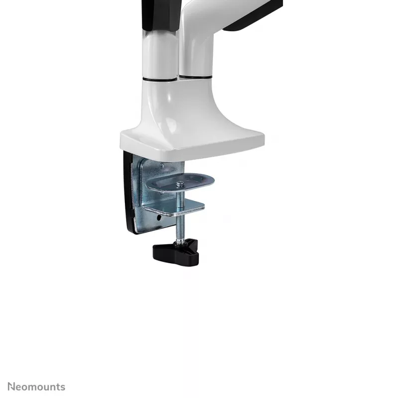 Soporte de monitor Neomounts NM-D750DWHITE 10-32 inch - brazo de gas, pinza de mesa/paso de mesa, 9 kg, 25,4 cm (10 inch), 81,3 cm (32 inch), 100 x 100 mm, blanco