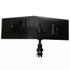 Soporte para monitor R-Go Tools R-Go Caparo Dual, para dos monitores, altura ajustable con resorte de gas, capacidad de carga 3-9 kg, 100% circular, negro