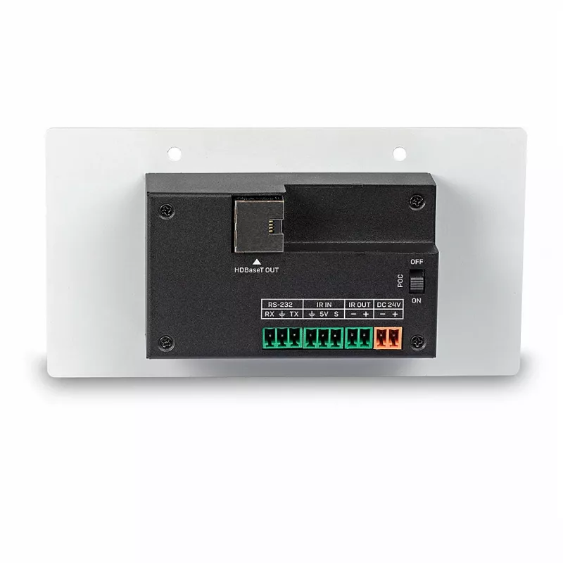 Lindy 150m Cat.6 HDMI 4K60 y Type-C HDBaseT placa de pared EU extensor KVM, transmisor