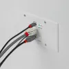 Lindy 150m Cat.6 HDMI 4K60 y Type-C HDBaseT placa de pared EU extensor KVM, transmisor