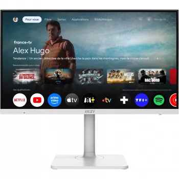 Monitor MSI Modern MD272UPSW 68,6 cm (27 inch) 3840 x 2160 píxeles 4K Ultra HD blanco