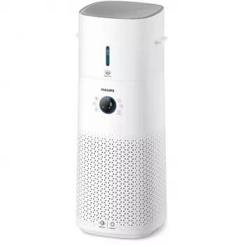 Purificador de aire Philips serie 3000 AC3737 para 131 m², 505 m³/h, 55 dB, 42 W, blanco