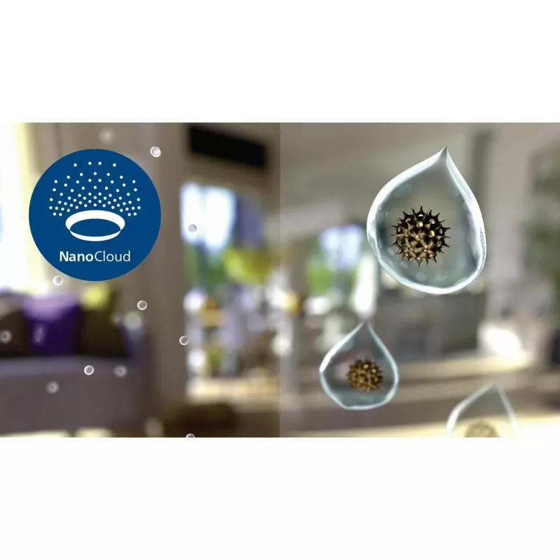 Purificador de aire Philips serie 3000 AC3737 para 131 m², 505 m³/h, 55 dB, 42 W, blanco