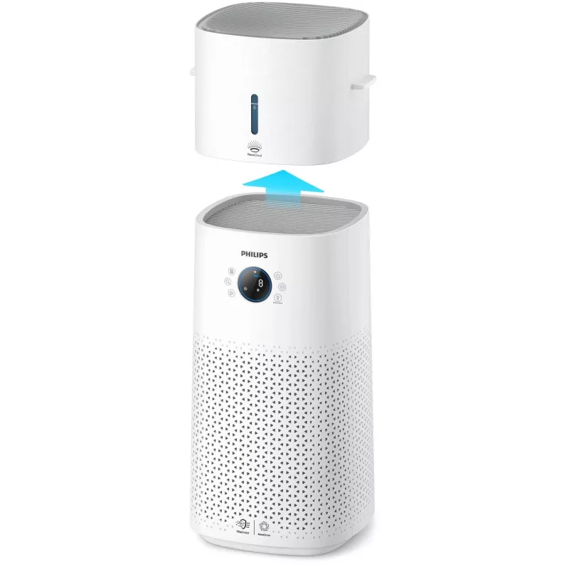 Purificador de aire Philips serie 3000 AC3737 para 131 m², 505 m³/h, 55 dB, 42 W, blanco