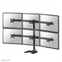 Neomounts FPMA-D700DD6 soporte para monitor 10-27 pulgadas, de pie/montaje en mesa, 8 kg, 25,4 cm (10 pulgadas), 68,6 cm (27 pulgadas), 100 x 100 mm, negro