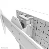 Neomounts FL50S-825WH1 carro para TV 37-75 pulgadas - TÜV