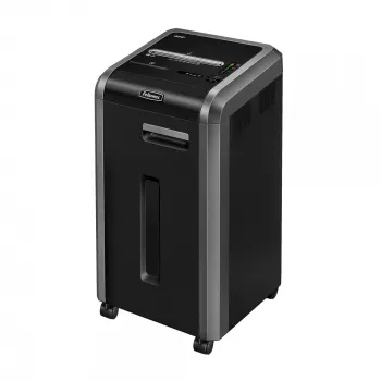 Destructora de documentos Fellowes 225Ci 24 hojas destructora de corte en partículas con recipiente de 60 litros, alto nivel de seguridad P4